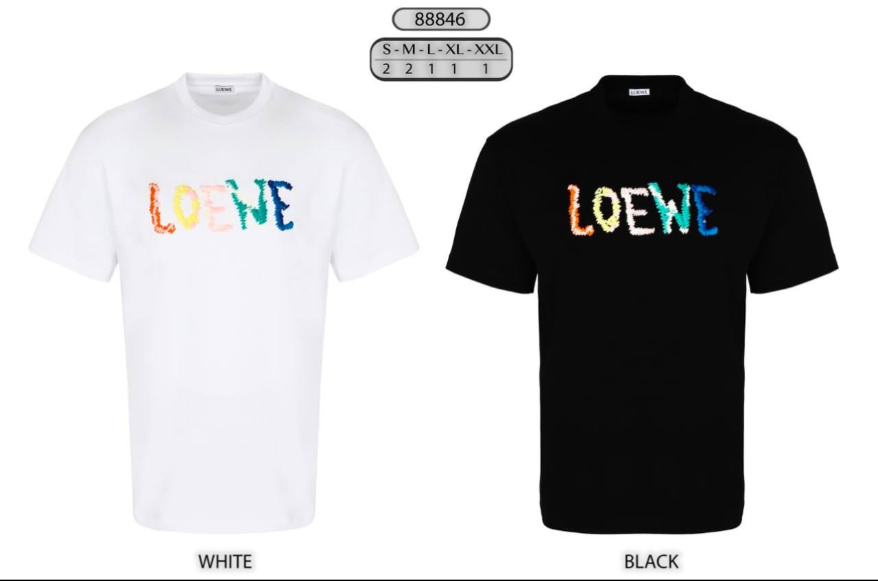 LOEWE T-SHIRTS WHITE