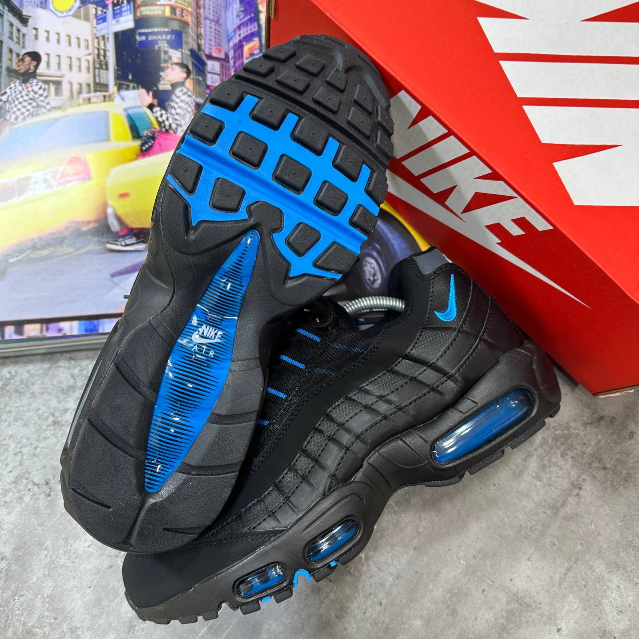 NIKE 95`S BLUE SHOES