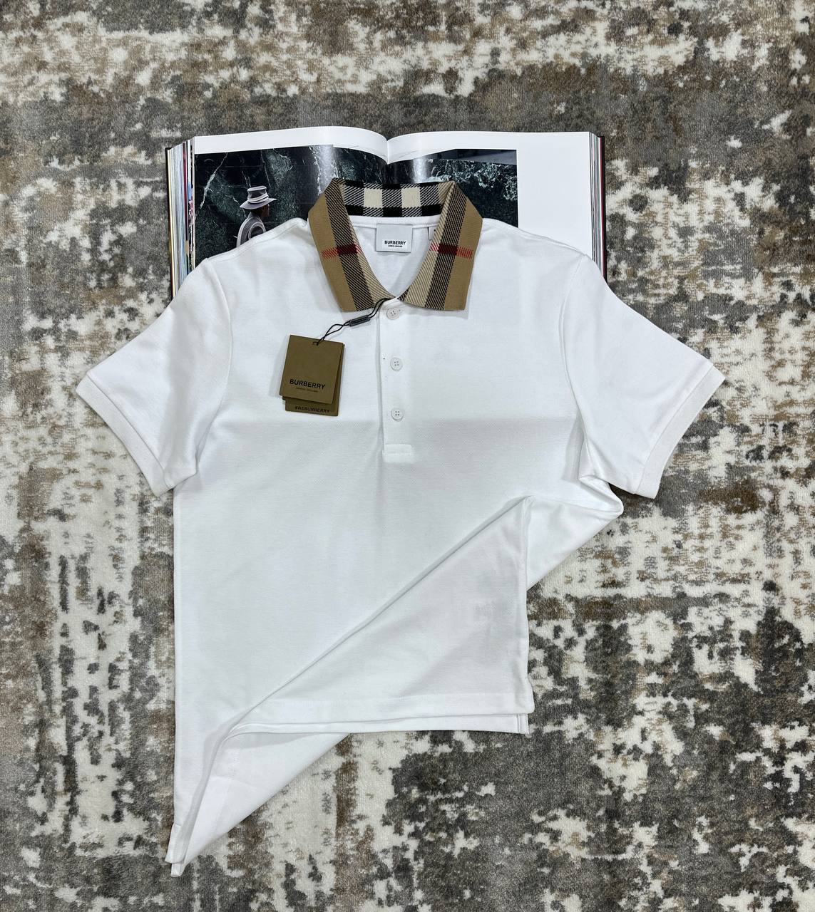 BURBERRY POLO T-SHIRTS