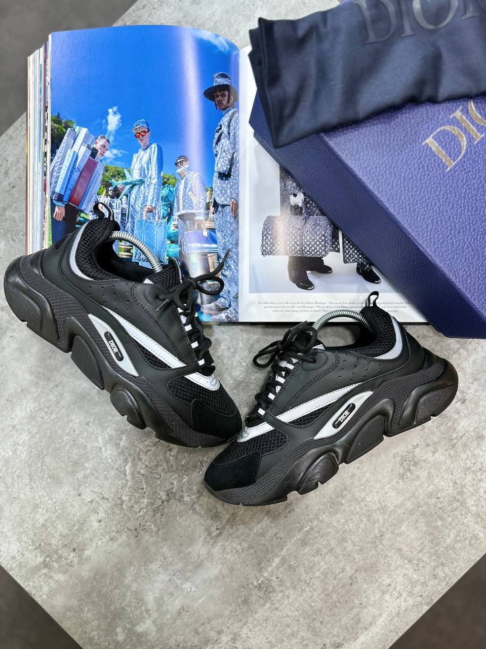 DIOR B22 TRAINER BLACK